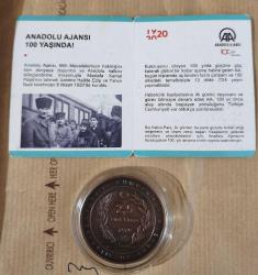 Anadolu Ajansının Kuruluşunun 100. Yılı Bronz