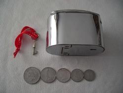 Türkiye İş Bankası Metal Klasik Kumbara ( Anahtarlı )