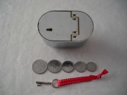 Türkiye İş Bankası Metal Klasik Kumbara ( Anahtarlı )