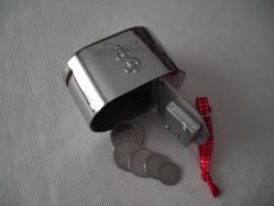 Türkiye İş Bankası Metal Klasik Kumbara ( Anahtarlı )