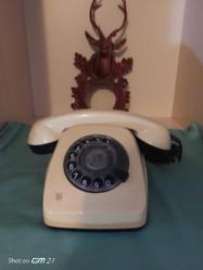 Telephone TYP 61, Eski tip, dönem, çevirmeli telefon. PTT onaylıdır.