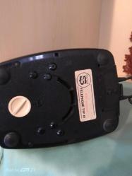 Telephone TYP 61, Eski tip, dönem, çevirmeli telefon. PTT onaylıdır.
