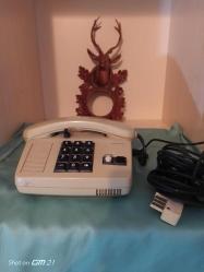 SIEMENS marka, eski dönem, koleksiyonluk, tuşlu ev telefonu.