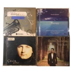 12 Adet CD - Lara Turca, Fulden URAS, Mutlu GENÇ, Ezan kamet, Kayahan, Zekai dede, Kerem GÖRSEV