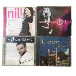 12 Adet CD - Lara Turca, Fulden URAS, Mutlu GENÇ, Ezan kamet, Kayahan, Zekai dede, Kerem GÖRSEV