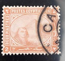 LOT.9 » Mısır 1888 -Piramitler ve Sfenks- damgalı