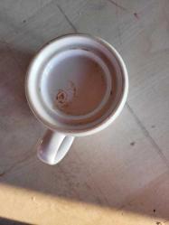 vintage kedili kupa porselen