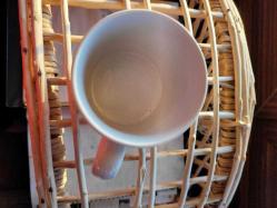 vintage kedili kupa porselen