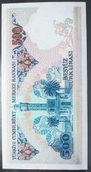 7.EMİSYON 500 TÜRK LİRASI SERİ: C73 175983 ÇİL