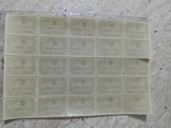 SULTAN VAHİDEDDİN CULUS  5 KURUŞ 25Lİ BLOK ERÖRLÜ MNH 1000 tl katalog hafif şarniyerli çoğu mnh .