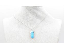 Hakiki Pandül Model Doğal Turkuaz Taşı Kolye Ucu