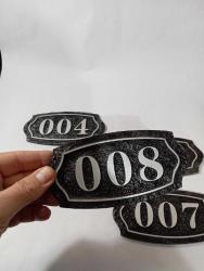 5 adet eski dönem kapı numarasi