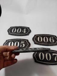 5 adet eski dönem kapı numarasi