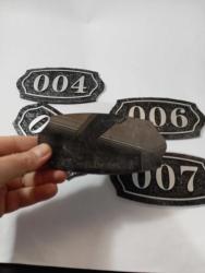 5 adet eski dönem kapı numarasi