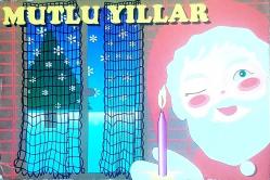 Yeni Yıl Temalı Dönem Kartpostal 3