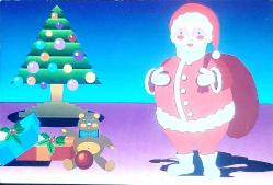 Yeni Yıl Temalı Dönem Kartpostal 4