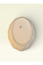 EL YAPIMI PORSELEN SUNUM TABAĞI | 20x15 CM | EL BOYAMA | KOLEKSİYONLUK