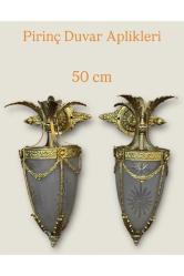 50 cm boylarında bir çift Avrupa pirinç Aplik