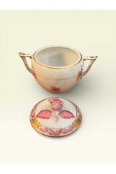 HEREND EL YAPIMI PORSELEN ŞEKERLİK VE KAPAĞI | EL BOYAMA | KOLEKSİYONLUK