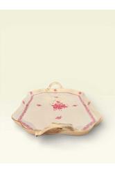 HEREND EL YAPIMI PORSELEN SERVİS TEPSİSİ | 46x30 CM | EL BOYAMA | KENARINDA UFAK KIRIK MECUT