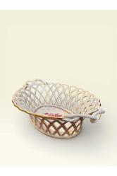 HEREND AJURLU EL YAPIMI PORSELEN SERVİS TABAĞI | 33x22x8 CM | EL BOYAMA | KOLEKSİYONLUK