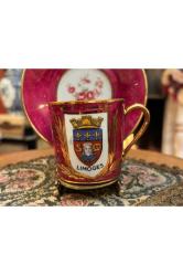 limoges duble türk kahvesi fincanı