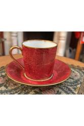 limoges duble türk kahvesi fincanı