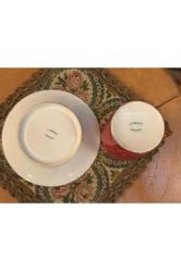 limoges duble türk kahvesi fincanı