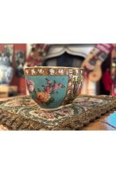 1900 başları Sevres tarzı Avrupa porselen sunumluk 11 cm 9,5 cm 6 cm ölçülerinde