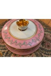 Limoges el boyama bonboniyer 10 cm çapında