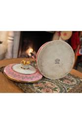 Limoges el boyama bonboniyer 10 cm çapında