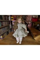 Avrupa porselen bebek duck house damgalı - 52 cm boyunda -twr654hf