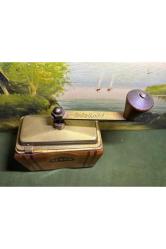 1980 ler alman Geska ahşap kahve değirmeni 13 cm 6,5 cm 19 cm ölçülerinde