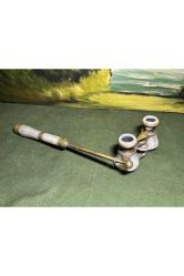 Fransız pirinç üzerine işlemeli opera dürbünü