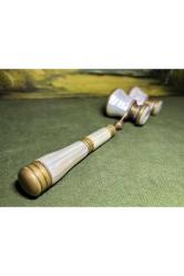 Fransız pirinç üzerine işlemeli opera dürbünü