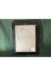 Ahşap çerçevesinde Avrupa Goblen pano 31,5 cm 26 cm ölçülerinde