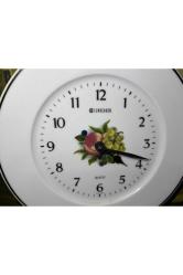 Sachsen marka porselen duvar tabağı şeklinde saat