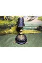 32 cm boyunda antika Avrupa pirinç şamdan