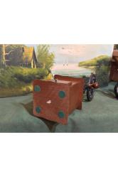 Ahşap kahve değirmeni 29 cm boyunda