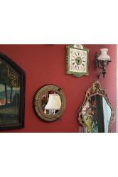 Pirinç kamara penceresinden ayna 29 cm çapında