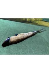 Gerçek Karaca ayağından servis çatalı- 29 cm boyunda