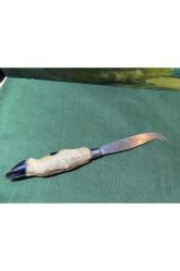 Gerçek Karaca ayağından peynir bıçağı- 29 cm boyunda