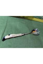 Gerçek Karaca ayağından servis kepçesi - 29 cm boyunda