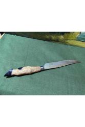 Gerçek Karaca ayağından servis bıçağı bıçak - 33 cm boyunda