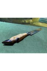 Gerçek Karaca ayağından servis bıçağı bıçak - 33 cm boyunda