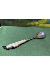 Gerçek Karaca ayağından servis kepçesi - 29 cm boyunda