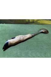 Gerçek Karaca ayağından servis kepçesi - 29 cm boyunda