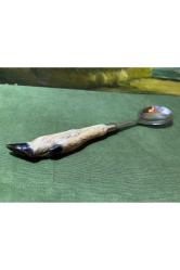 Gerçek Karaca ayağından servis kepçesi - 29 cm boyunda