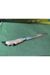 Gerçek Karaca ayağından ekmek bıçağı - 33 cm boyunda