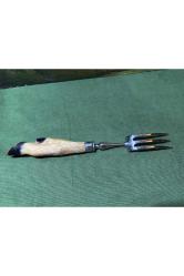 Gerçek Karaca ayağından servis çatalı - 28 cm boyunda